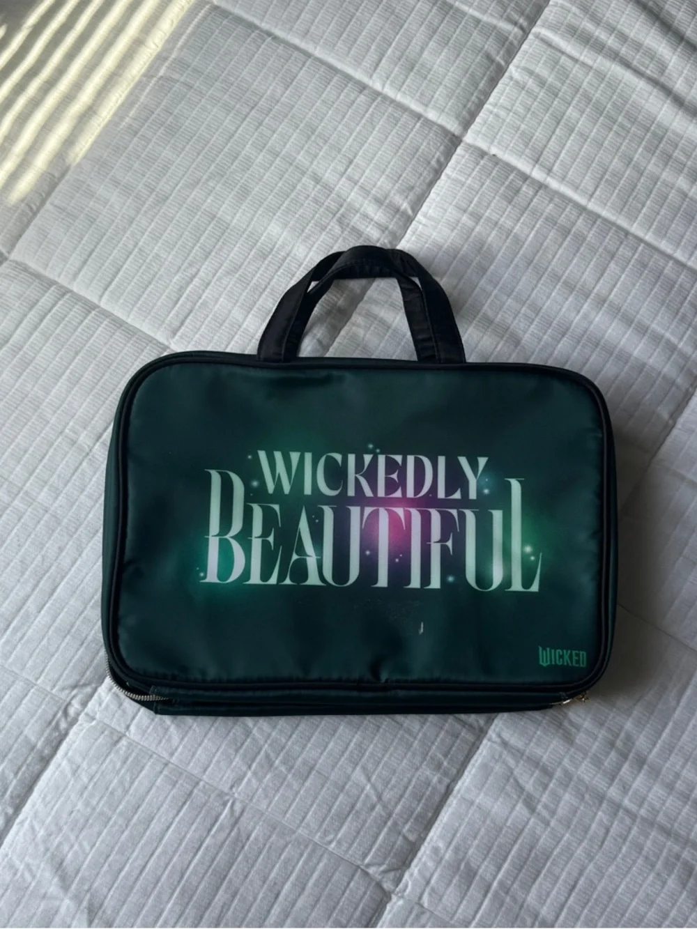 Wicked cosmetic bag and tote bundle